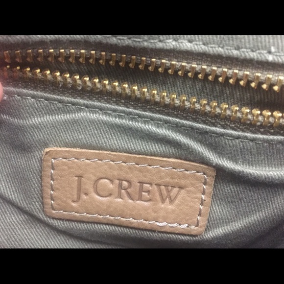 J.CREW TAN LEATHER Crossbody PREPPY CLASSY S LUX - Picture 4 of 8